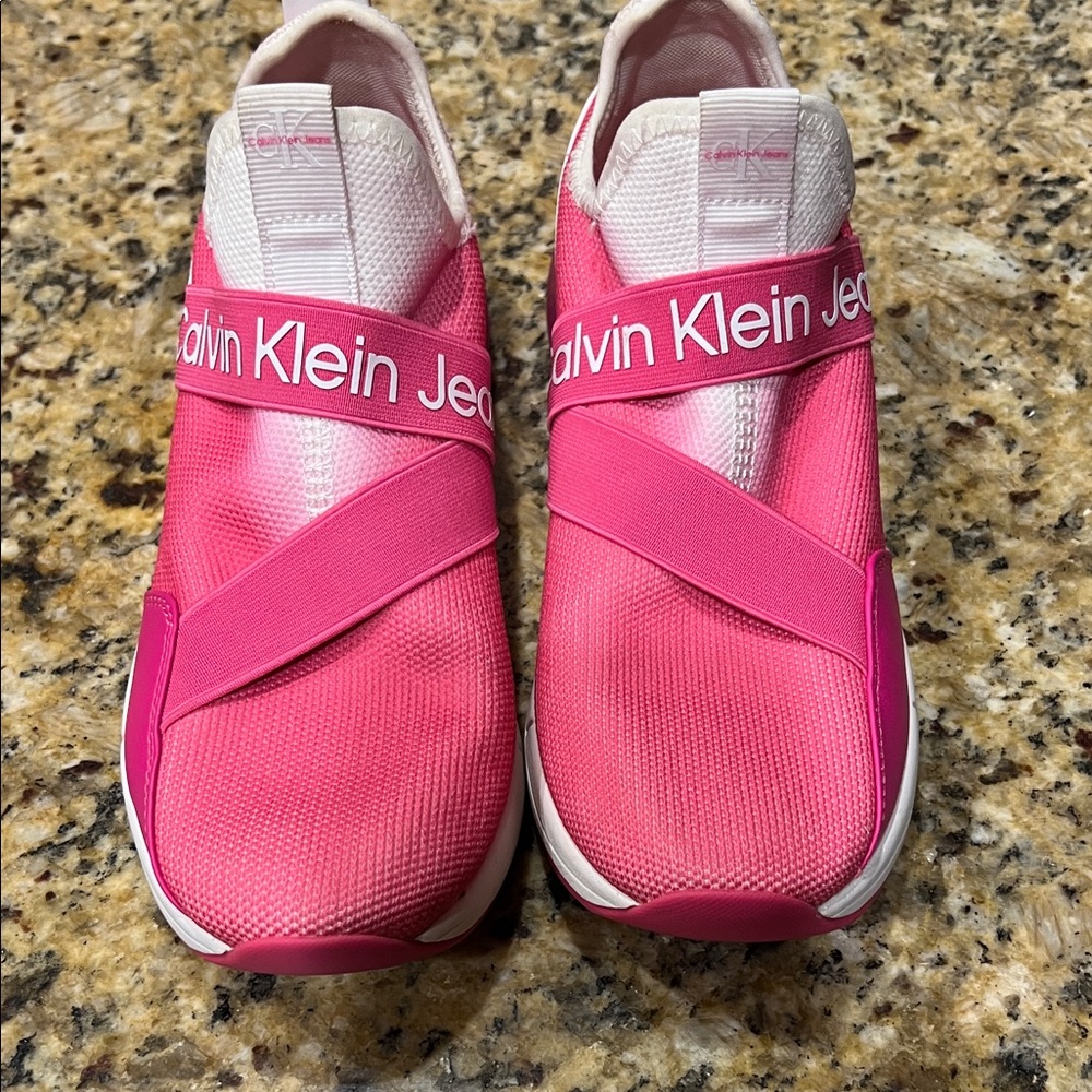 Calvin Klein Vibrant Pink Slip-On Shoes